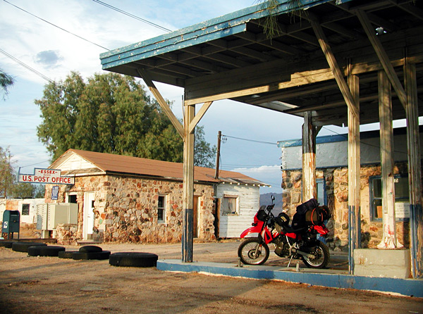Essex gas station and post office.